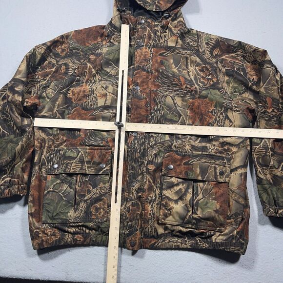 AGO‎ All Game Outfitters Hunting Jacket Mens Size XL Camo Hooded Full Zip Mossy - Picture 4 of 10